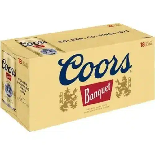 COORS BANQUET CANS 18PK
